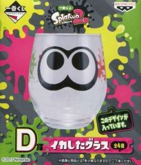 [Used] Glass (Character) Red x Green Cool Glass "Ichiban Kuji Splatoon 2" Prize D