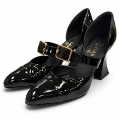 美品△DOLCE&GABBANA ドルチェ＆ガッバーナ ラムスキン ロゴパッチ付