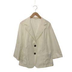 バーバリー ロンドン BURBERRY LONDON テーラードジャケット 46 ホワイト 白 アウター 上着