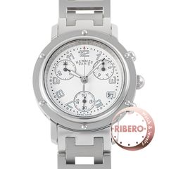 HERMES エルメス クリッパー クロノグラフ CL1.310 ステンレススチール【中古】