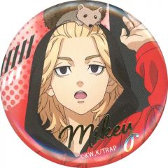 [Used] Badge/Pin: Manjiro Sano/Foil Stamped Can Badge "Tokyo Revengers Happiness Can Badge BOX WithPets"