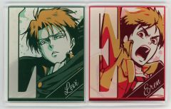 [Used] Magnets - Eren & Levi Magnet Set of 2 Attack Titan Trading Initial Acrylic Magnets - Color Palette Ver."