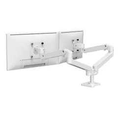 ERGOTRON エルゴトロン LX Pro デュアルモニターアーム 2画面用 横型 ホワイト 白 27インチ対応 10年 45-686-290★m f780b090
