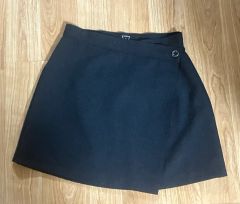 美品✨リミフゥ 2way ミニスカート ベアトップ バックル ラップ 黒 日本製 美品✨リミフゥ 2way ミニスカート ベアトップ バックル ラップ 黒