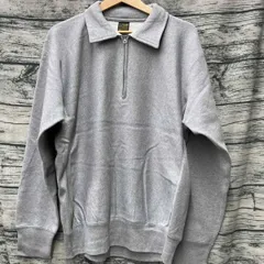 A VONTADE スウェット 日本製 ハーフジップ Mサイズ グレー
