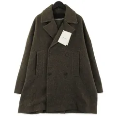 未使用 toogood トゥーグッド THE LOGGER COAT ロガーコート ロングコート Pコート ウール オリーブ HTLD L 71016756