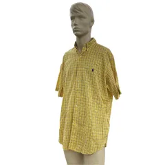 180053 現状品 RALPH LAUREN ラルフローレン 半袖 チェックシャツ Mサイズ