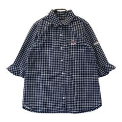 サイズ：L 8YARDS ハチヤーズ ハイネック 半袖Tシャツ ネイビー系