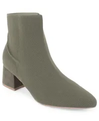 タハリ レディース シューズ スリッポン・ローファー ブーツ ニット Tahari Womens Foxglove Knit SlipOn Booties Olive オリーブ