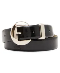 スティーブ マデン レディース アクセサリー ベルト Steve Madden High Shine Circle Buckle Belt Black ブラック