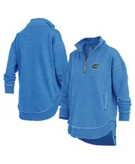 プレスボックス レディース アウター パーカー・スウェット シャツ Pressbox Womens Royal Florida Gators Northfork Sojourn Poncho Quar
