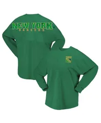 ファナティクス レディース トップス Tシャツ ジャージー Fanatics Womens Kelly New York Rangerst Patricks Day Spirit Jersey TSh