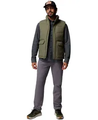 コロンビア メンズ トップス ベスト Columbia Mens Landroamer Puffer Vestone Green グリーン