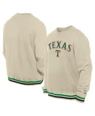 ニューエラ メンズ アウター パーカー・スウェット スウェット シャツ New Era Mens Cream Texas Rangers St Patricks Day Twill Pullover