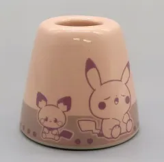 【中古】雑貨 集合(ピンク)/歯ブラシスタンド おやすみ前の陶磁器コレクション 「一番くじ ポケピース ～”PEACE”な夜のひととき～」 J賞