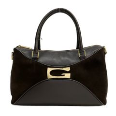 GHERARDINI(ゲラルディーニ) ハンドバッグ ダークブラウン レザー
