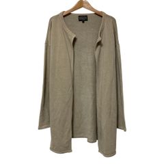 PENDLETON ペンドルトン ネイティブバックプリント スウェット ロングカーディガン サイズF ベージュ レディース 春 夏 秋 冬 中古 古着 USED 美品