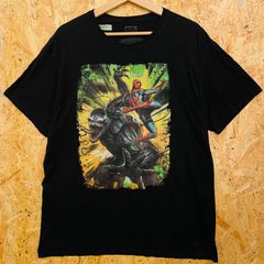 MARVEL Spider-Man vs Venom Print T-Shirt, Black, XL. (Used/Pre-owned)