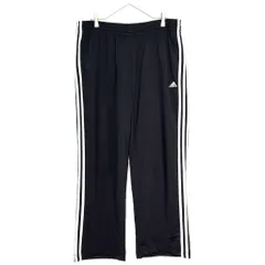 00年代 adidas / アディダス トラックパンツ スポーツ ブラック (メンズ L) 中古 古着 Z0782