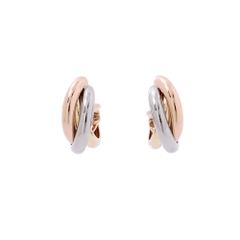 カルティエ ピアス トリニティ イヤリング クラシックモデル K18YG/K18PG/K18WG 80083231 Cartier ジュエリー