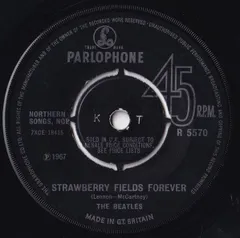7インチ Beatles Strawberry Fields Forever / Penny Lane R5570 PARLOPHONE