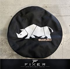 スズキ純正 ジムニー スペアタイヤカバー サイ オレンジロゴ 廃盤品