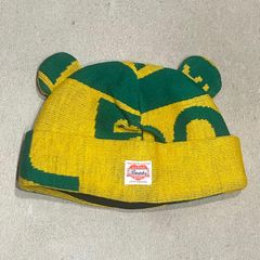 参考上代22000円 미사용 BASICKS 25AW HOOLIGAN BEAR BEANIE フーリガンベアビーニー ニット帽 ベイシックス S4.5-1205 イエロー S 3367MG