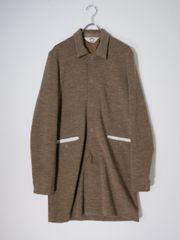 2 SUNSEA サンシー ノーカラージャケット メルトン MELTON 美品 - メルカリ