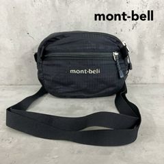 mont-bell モンベル ベルトポーチ ショルダーバッグ ミニショルダー ポシェット ウエストポーチ ウエストバッグ サコッシュ 斜め掛け ブラック アウトドア ハイキング 登山 キャンプ ロゴ 刺繍 軽量 コンパクト ★ ■■