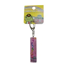 【新品】 牛久保工芸社 かえるのピクルス アクリル スティック キーホルダー にじいろピクルス（東京駅限定） 横１５mmX縦６０mmX厚み８mm PK-002