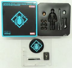 [Used] Spider-Man Stealth Suit Ver. Figure from "Spider-Man: Far From Home" One:12 Collective 1/12 Action Figure