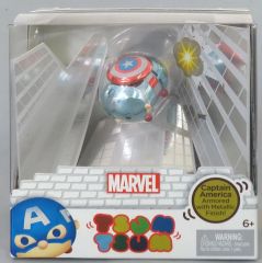 [Used] Figure: Captain America from "Disney TSUM TSUM" Metal Figure, San Diego Comic-Con 2016 Limited Edition