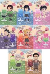 [Used] Postcard Set of 8 Postcards (Group A) "Demon Slayer: Kimetsu no Yaiba Cream Soda Parlor 2026 in ufotable Cafe x Machi Asobi CAFE x ufotable DINING" Limited Special Menu/TO GO Drink First Half Period Order Bonus