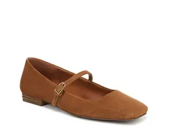 フランコサルト レディース シューズ パンプス Franco Sarto Tinsley Mary Jane Flatan Suede タン