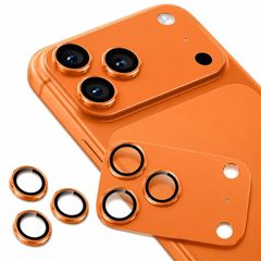 [신품] YUANHONG for phone17 Pro 카메라 보호 알루미늄 합금 프레임 +9H 경도 강화 유리 커버 iphone17pro 카메라 보호에 대응 붙여 쉽다, 접착제가 남지 않고 내충격 비산 방지 상처 방지 HD 고투과율 iphone 17pro 레