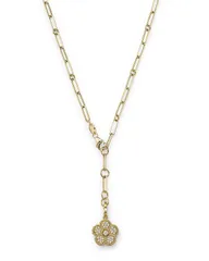 ロバートコイン レディース アクセサリー ネックレス・チョーカー・ペンダントトップ レース Roberto Coin 18K Yellow Gold Daisy Lux Diamond Locket
