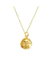 オットマンハンズ レディース アクセサリー ネックレス・チョーカー・ペンダントトップ レース Ottoman Hands Moon Face Pendant Necklace Gold ゴールド