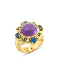 カプシーヌ ドゥ ウルフ レディース アクセサリー リング Capucine De Wulf Contessa Belle Nuit Ring MultiGold ゴールド