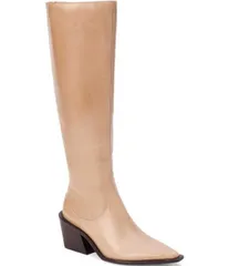 マチス レディース シューズ ブーツ・レインブーツ レザー Matisse Antony Knee High Leather Boots Warm Taupe Leather トープ