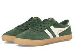 ゴラ メンズ シューズ スニーカー スエード Gola Badminton Suedever greenOff WhiteGum オフホワイト