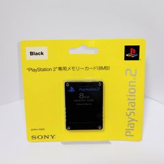 SONY PlayStation2 8MB メモリーカード ブラック SCPH-10020