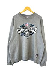 Reebok (リーボック) NFL トレーナー プルオーバースウェット フロントプリント 裏起毛 XL グレー メンズ/199