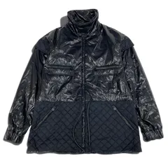 i22 CHANEL シャネル マトラッセ ナイロンジャケット Matelasse Nylon Jacket P44636 Size36 ブラックt18r