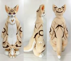 着ぐるみヘッド ウサギ耳 ライトピンク 兎面 全頭ヘッド ケモノ マスク