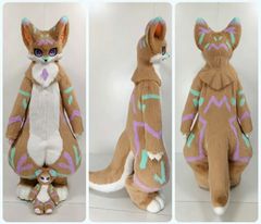 着ぐるみヘッド ウサギ耳 ライトピンク 兎面 全頭ヘッド ケモノ マスク