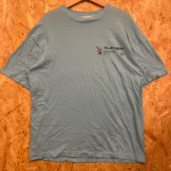 プレイボーイ PACSUN コラボ ワンポイントロゴ 半袖Tシャツ ライトブルー L