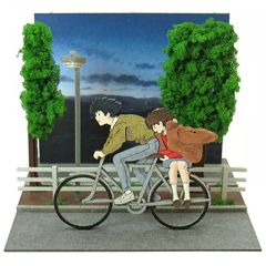 [Used] Plastic Model Kit: Studio Ghibli Mini - Whisper of the Heart - Let's Go See the Sunrise - "Miniature Art Studio Ghibli Series" [MP07-54]