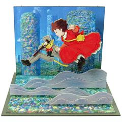 [Used] Plastic Model Kit: Studio Ghibli Mini - Whisper of the Heart: Let's Go and Accompany Each Other - "Miniature Art Studio Ghibli Series" [MP07-53]