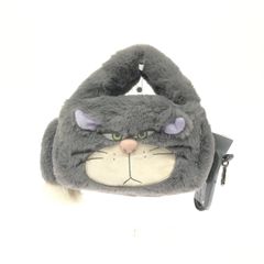 ディズニー ディズニー ディズニー/2WAYハンドバッグ  シンデレラ/ルシファー/もこもこ/アクリル    グレー レディース / 240001220879