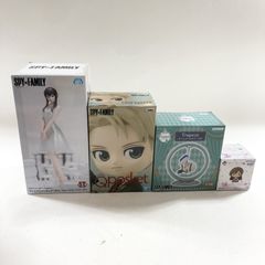 Figures bundle: Spy Family Anya, Lloyd, Yor, Rent-A-Girlfriend Chokonokko Qposket (as-is condition)
